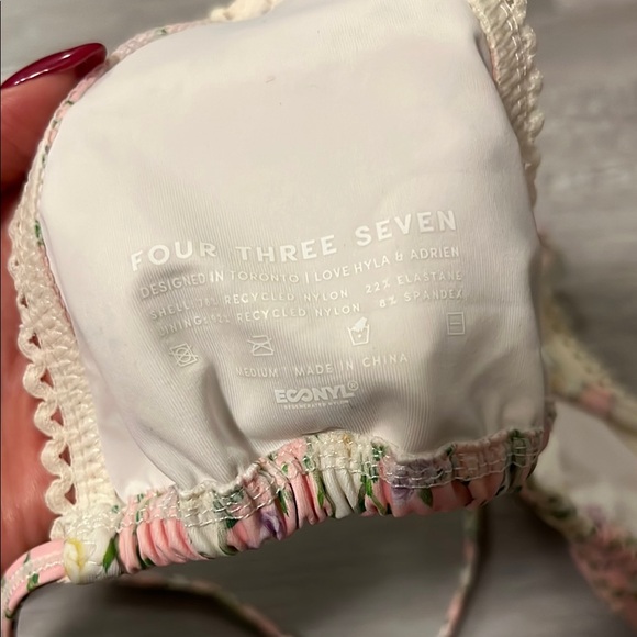 Pink and Cream Bikini Set - Picture 4 of 4